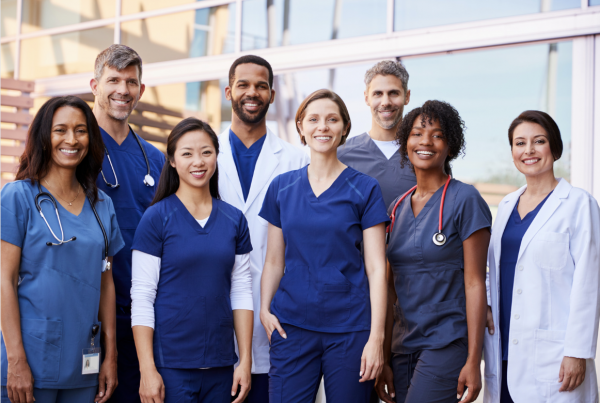 medical staff smiling