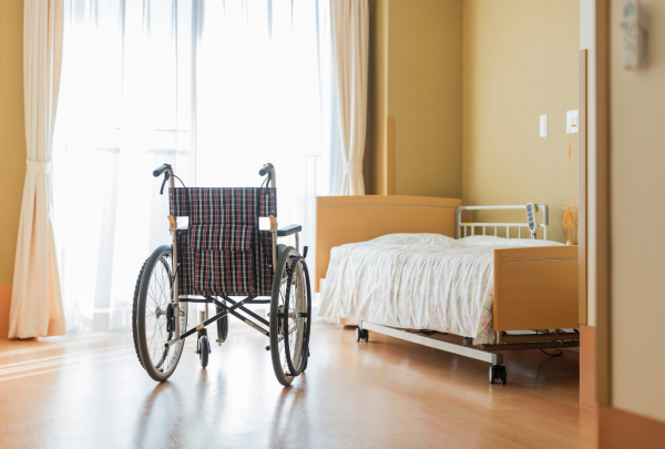 Bedroom in a nursing home