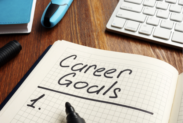 Clarity Recruitment setting career goals - notebook 